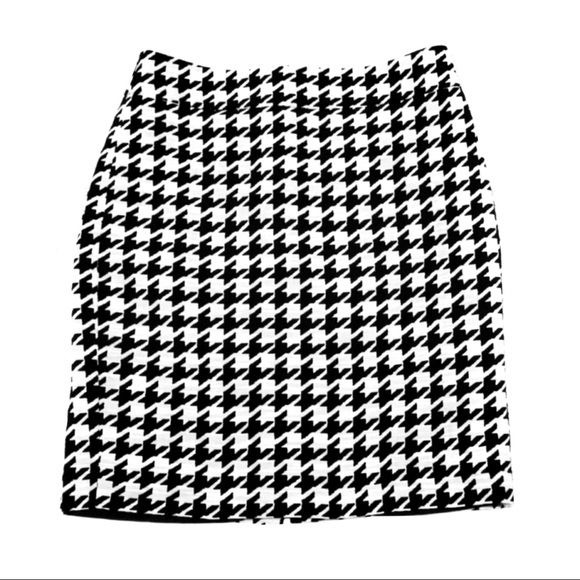 Ann Taylor Dresses & Skirts - Ann Taylor Houndstooth patterned pencil skirt 2